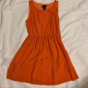 Flirty Tangerine Dress